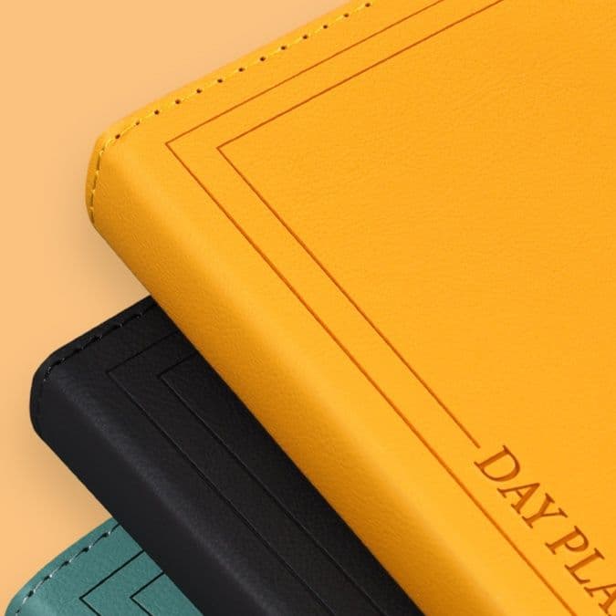 ノートカバー 二〇二五年日程本合成皮革製ノートカバー