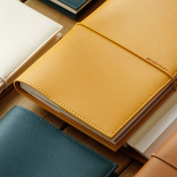 ノートカバーA5 上質本革製手帳カバー多機能収納タイプ