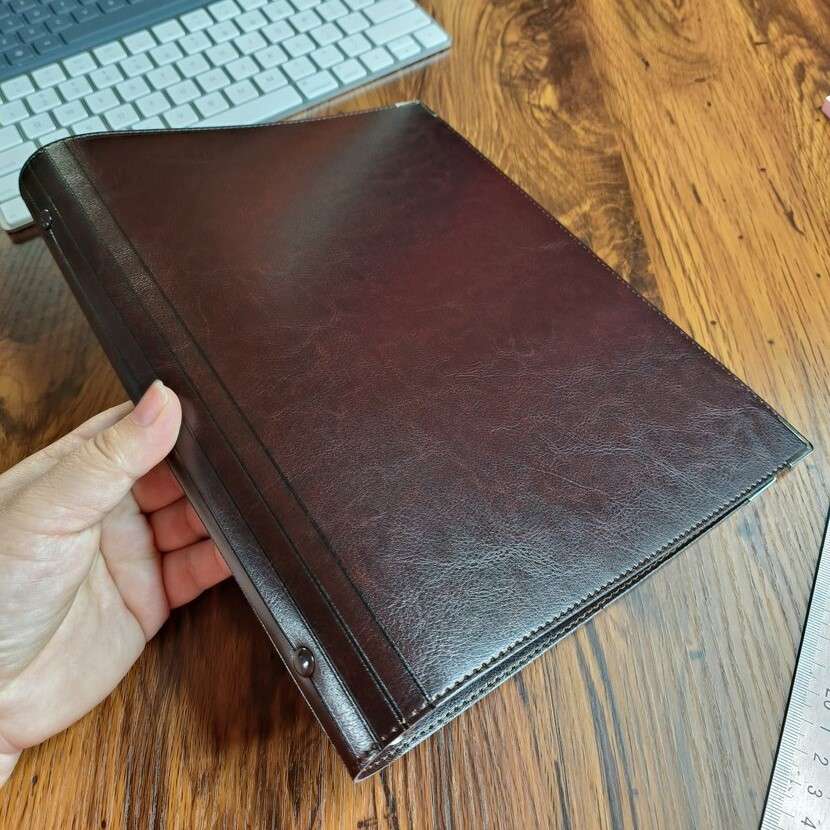 上質革製多機能ノートカバー