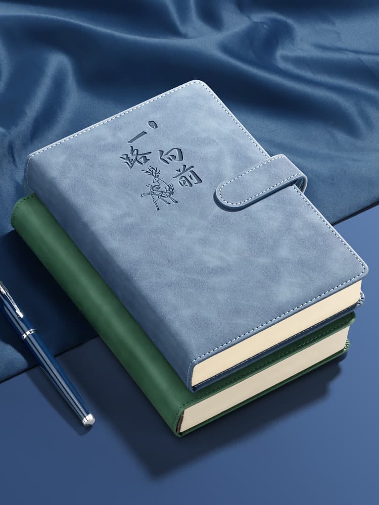 ノートカバー 漢字刻印入り上質合成皮革ノートカバー