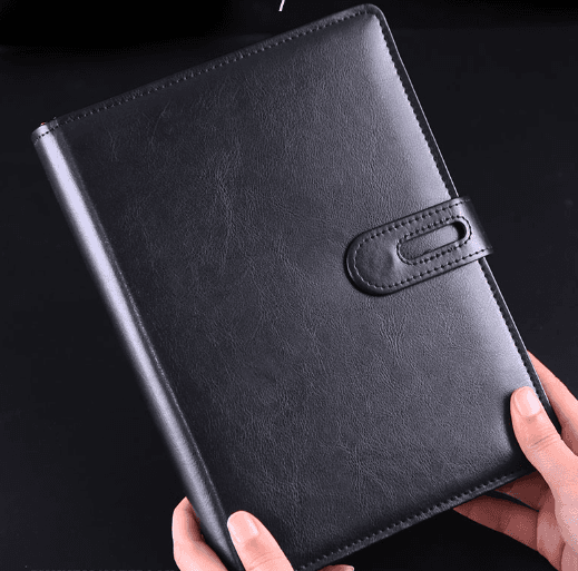 ノートカバーA5 本革手帳型ベルト付きノートカバー